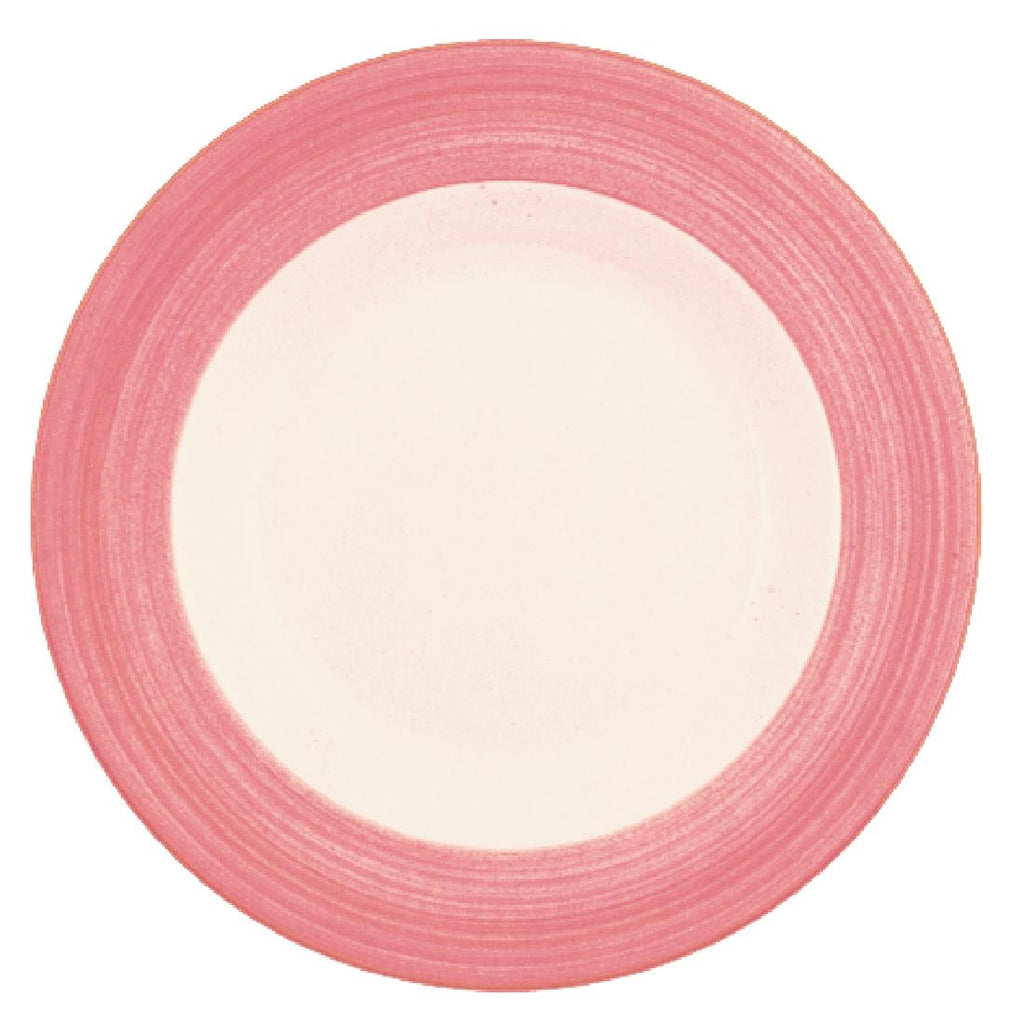 Steelite Rio Pink Slimline Plates 270mm (Pack of 24) - V3150 Plates Steelite