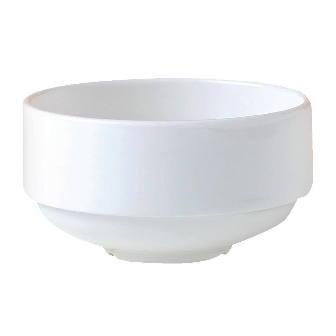 Steelite Antoinette Soup Cups Unhandled Stacking 285ml (Pack of 36) - V5519 Cups and Mugs Steelite