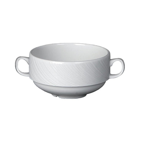 Steelite Spyro Handled Soup Cups 285ml (Pack of 36) - V6432 Cups and Mugs Steelite