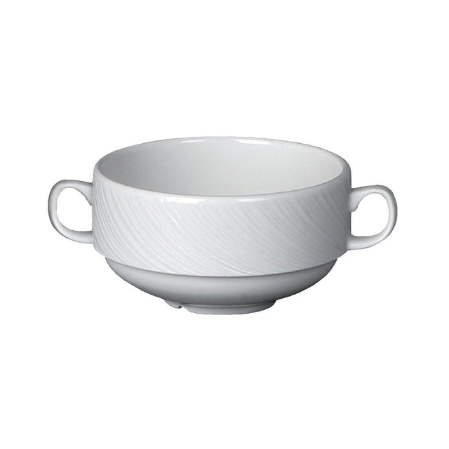 Steelite Spyro Handled Soup Cups 285ml (Pack of 36) - V6432 Cups and Mugs Steelite