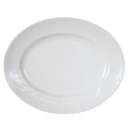 Steelite Spyro Oval Plates 330mm (Pack of 12) - V6462 Plates Steelite