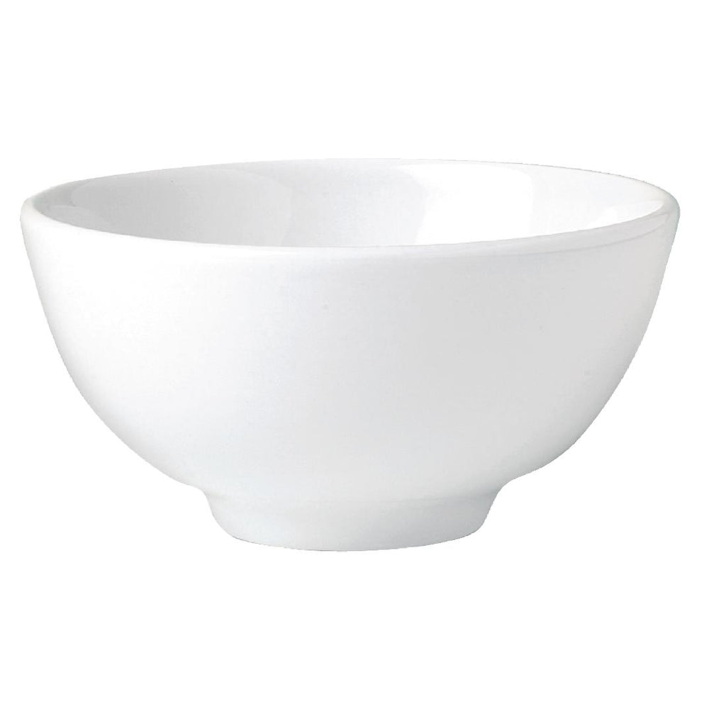 Steelite Monaco White Mandarin Bowls 94mm (Pack of 12) - V6857 Bowls Steelite