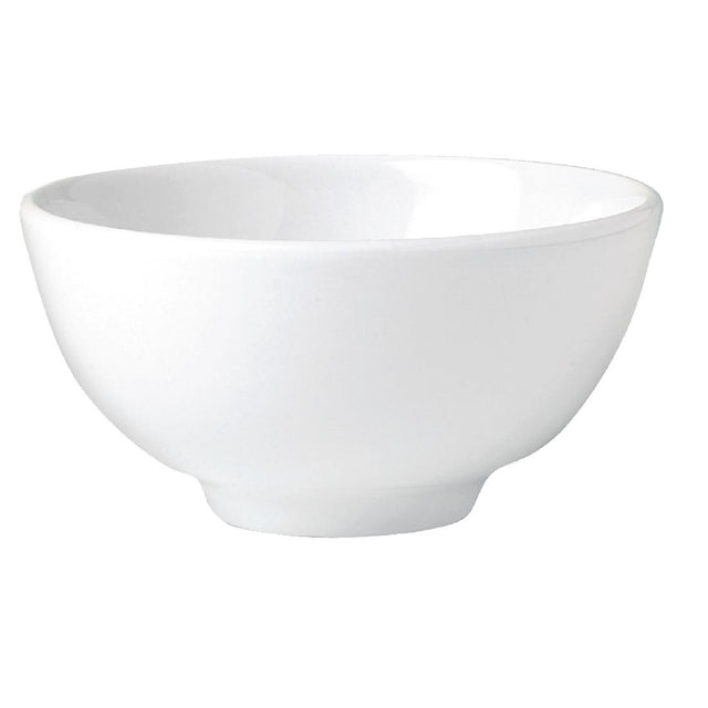 Steelite Monaco White Mandarin Bowls 94mm (Pack of 12) - V6857 Bowls Steelite