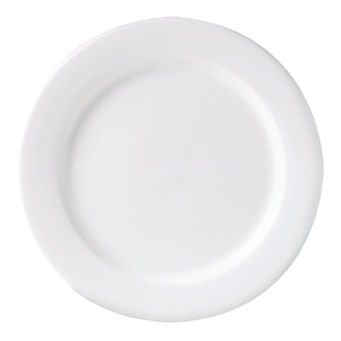 Steelite Monaco White Regency Plates 255mm (Pack of 24) - V6867 Plates Steelite