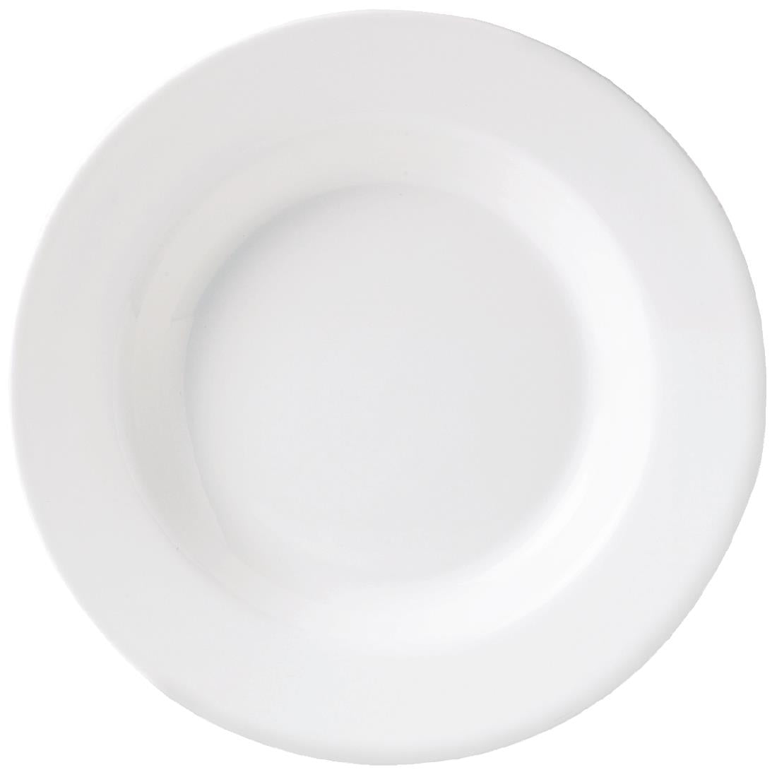 Steelite Monaco White Soup Plates 240mm (Pack of 24) - V6905 Plates Steelite