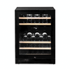 Vestfrost Glass Single Door Dual-Zone Compact Wine Cabinet 44 x 750ml Bottles | WFG47 Wine Coolers Vestfrost