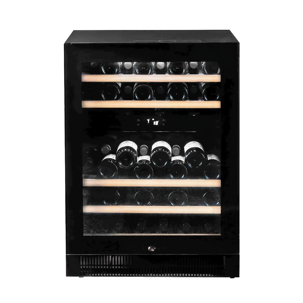 Vestfrost Glass Single Door Dual-Zone Compact Wine Cabinet 44 x 750ml Bottles | WFG47 Wine Coolers Vestfrost