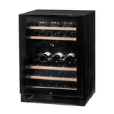 Vestfrost Glass Single Door Dual-Zone Compact Wine Cabinet 44 x 750ml Bottles | WFG47 Wine Coolers Vestfrost