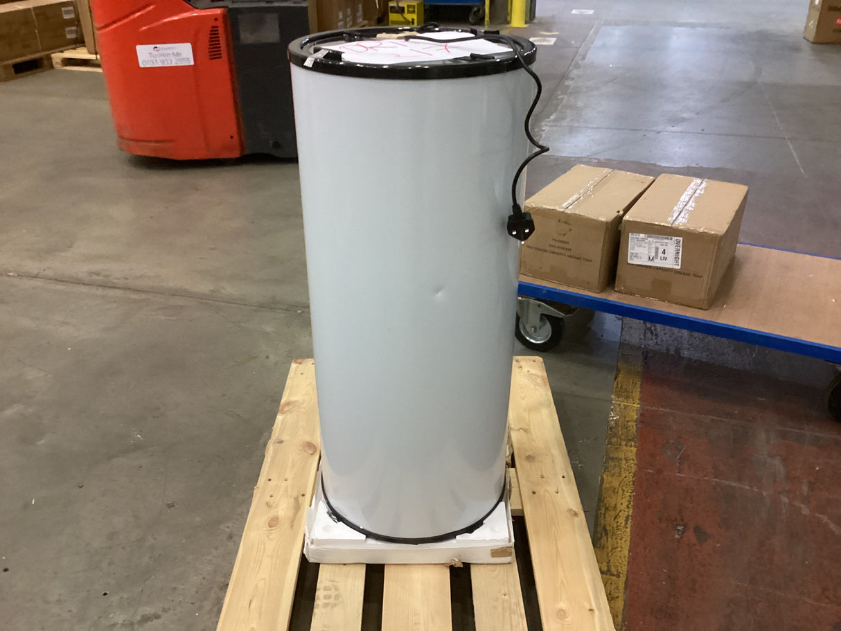 Empire Drinks Can Bottle Dump Impulse Barrel Mobile Cooler White - EMP-CC77 - Graded Item Single Door Bottle Coolers Empire