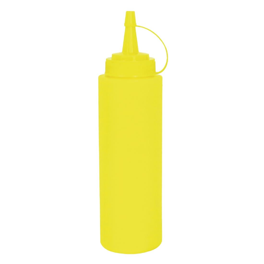 Vogue Yellow Squeeze Sauce Bottle 8oz - K056  Vogue   