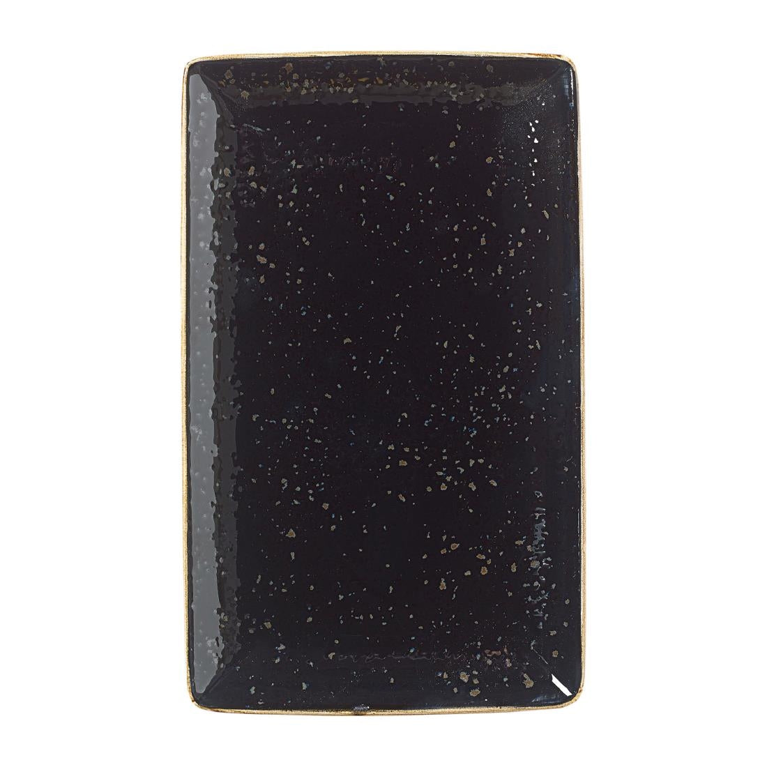 Steelite Craft Liquorice Rectangular Plates 168 x 270mm (Pack of 6) - VV1037 Plates Steelite