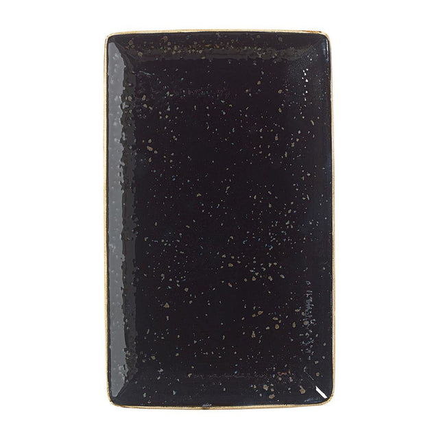 Steelite Craft Liquorice Rectangular Plates 168 x 270mm (Pack of 6) - VV1037 Plates Steelite