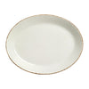 Steelite Brown Dapple Oval Coupe Plates 202mm (Pack of 24) - VV1315 Plates Steelite