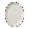 Steelite Charcoal Dapple Oval Coupe Plates 280mm (Pack of 12) - VV1321 Plates Steelite