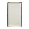 Steelite Charcoal Dapple Rectangle Three Plates 330 x 190mm (Pack of 6) - VV1330 Plates Steelite