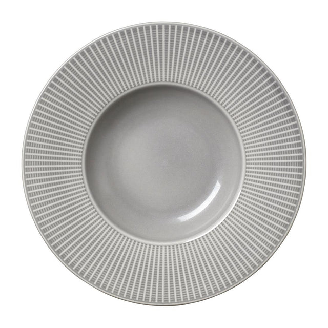 Steelite Willow Mist Gourmet Deep Rimmed Bowls Grey 285mm (Pack of 6) - VV1799 Bowls Steelite