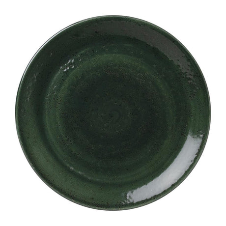Steelite Vesuvius Coupe Plates Burnt Emerald 280mm (Pack of 12) - VV1849 Plates Steelite