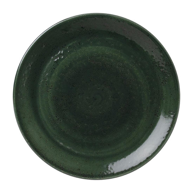 Steelite Vesuvius Coupe Plates Burnt Emerald 280mm (Pack of 12) - VV1849 Plates Steelite