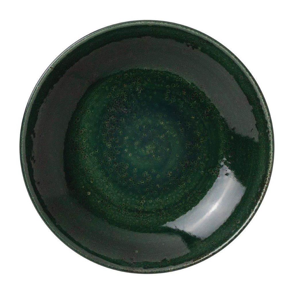 Steelite Vesuvius Coupe Bowls Burnt Emerald 253mm (Pack of 12) - VV1855 Bowls Steelite