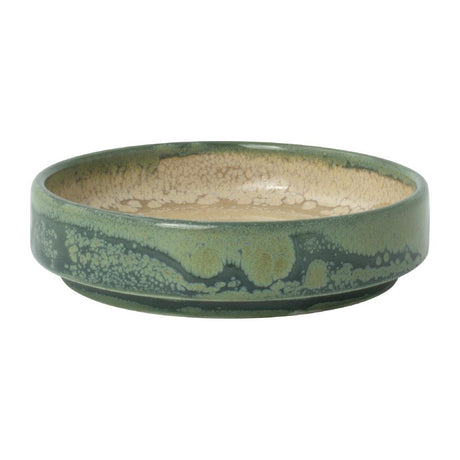 Steelite Aurora Revolution Jade Round Stacking Trays 100mm (Pack of 12) - VV2480 Steelite Performance Steelite   