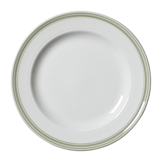 Steelite Bead Sage Plates 255mm (Pack of 12) - VV2652 Plates Steelite