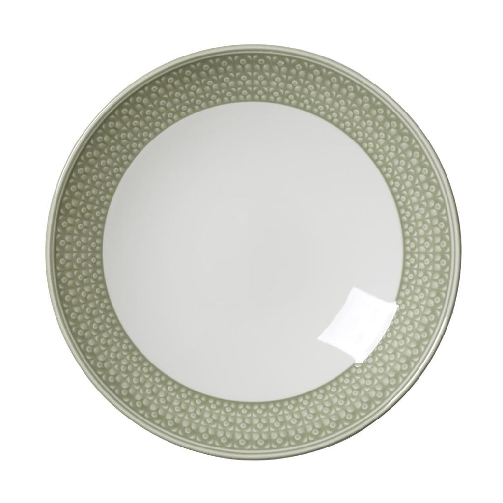 Steelite Bead Sage Coupe Bowls 252mm (Pack of 12) - VV2656 Bowls Steelite