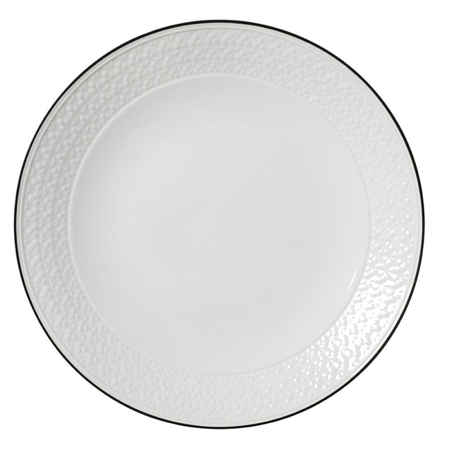 Steelite Bead Black Band Coupe Plates 285mm (Pack of 6) - VV2673 Plates Steelite