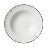 Steelite Bead Black Band Pasta Plates 240mm (Pack of 12) - VV2679 Plates Steelite