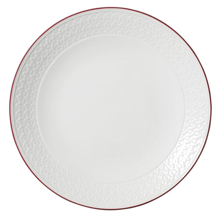 Steelite Bead Maroon Band Coupe Plates 285mm (Pack of 6) - VV2684 Plates Steelite