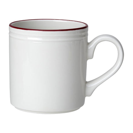 Steelite Bead Maroon Band Mugs 285ml (Pack of 12) - VV2693 Steelite Performance Steelite   
