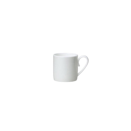 William Edwards Spiro Coffee Mugs White 100ml (Pack of 12) - VV2993 William Edwards Fine Bone Chin Steelite   
