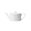 William Edwards Spiro Oval Teapots 550ml White (Pack of 6) - VV3004 William Edwards Fine Bone Chin Steelite   