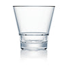 Steelite Capella Stack Clear Rocks 266ml (Box 12)(Direct) - VV3561 Plastic Drinkware Steelite   