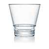 Steelite Capella Stack Clear Double Rocks 355ml (Box 12)(Direct) - VV3563 Plastic Drinkware Steelite   