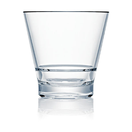 Steelite Capella Stack Clear Double Rocks 355ml (Box 12)(Direct) - VV3563 Plastic Drinkware Steelite   