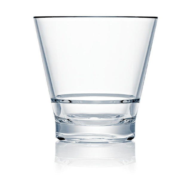 Steelite Capella Stack Clear Double Rocks 355ml (Box 12)(Direct) - VV3563 Plastic Drinkware Steelite   