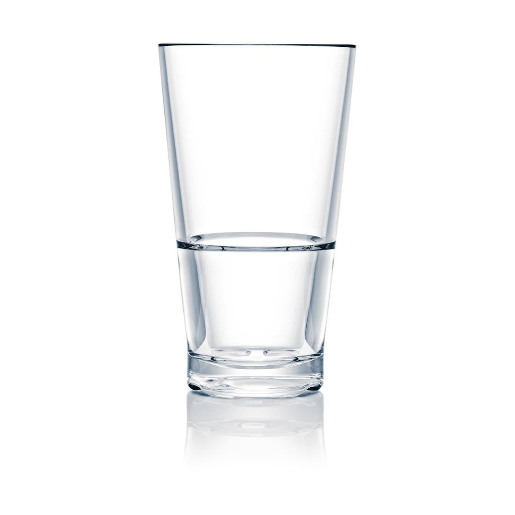 Steelite Capella Stack Clear Beverage 414ml (Box 12)(Direct) - VV3564 Plastic Drinkware Steelite   