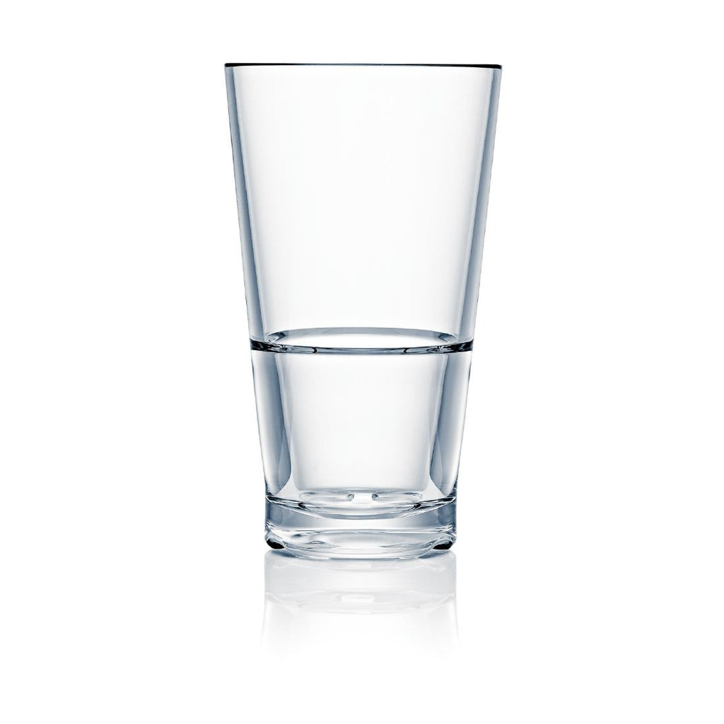 Steelite Capella Stack Clear Cooler 473ml (Box 12)(Direct) - VV3565 Plastic Drinkware Steelite   