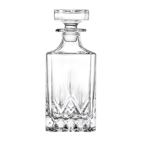 RCR Cristalleria Opera Square Whisky Decanter 750ml (Pack of 4) - VV3834 Jugs, Pitchers, Decanters & Carafes RCR Cristalleria   