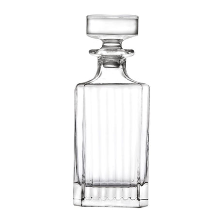 RCR Cristalleria Timeless Square Whisky Decanter 750ml (Pack of 4) - VV3855 Jugs, Pitchers, Decanters & Carafes RCR Cristalleria   