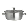 Steelite Creations Homestyle Brushed Stainless Round Chafer 1.9L - VV3901  Steelite   
