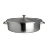 Steelite Creations Homestyle Brushed Stainless Round Chafer 9.1L - VV3903  Steelite   