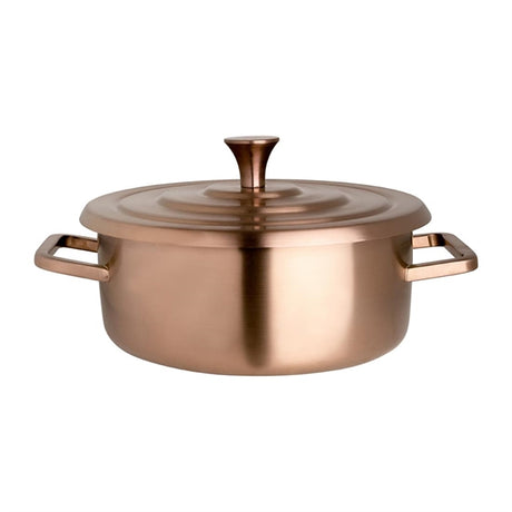 Steelite Creations Homestyle Brushed Bronze Round Chafer 1.9L - VV3906  Steelite   