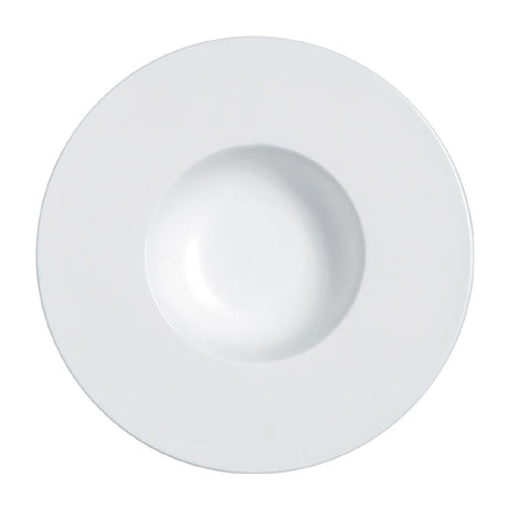 Steelite Flat Wide Rim Bowl 230mm (Pack of 12) - VV3916  Steelite   