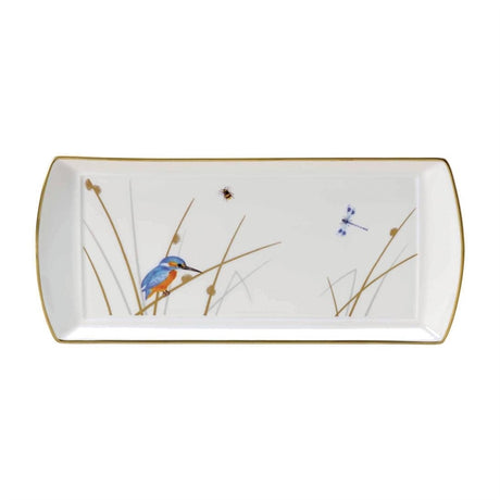 William Edwards Reed L/S Rectangle Tray Classic 340mm x 150mm (Pack of 12) - VV3925 William Edwards Fine Bone Chin Steelite   