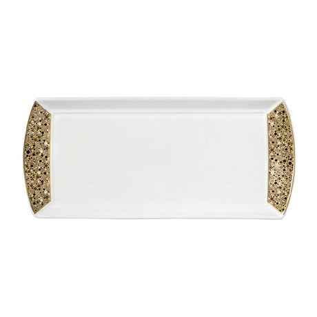 William Edwards Fizz L/S Rectangle Tray 340mm x 150mm (Pack of 12) - VV3950 William Edwards Fine Bone Chin Steelite   