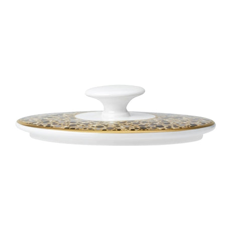 William Edwards Fizz Oval Covered Sugar Lid Fits AND0335 (Pack of 12) - VV3959 William Edwards Fine Bone Chin Steelite   