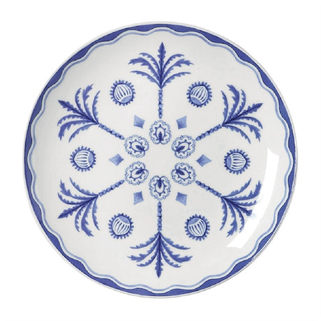 William Edwards Sultan's Garden Blue Plate Coupe 210mm (Pack of 12) - VV3967 Plates Steelite