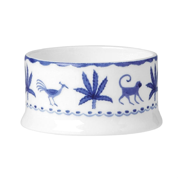 William Edwards Sultan's Garden Blue Condiment Pots 65x33mm (Pack of 24) - VV3971 William Edwards Fine Bone Chin Steelite   