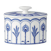 William Edwards Sultan's Garden Blue Oval Sugar Coupe 90mm (Pack of 12) - VV3977 William Edwards Fine Bone Chin Steelite   
